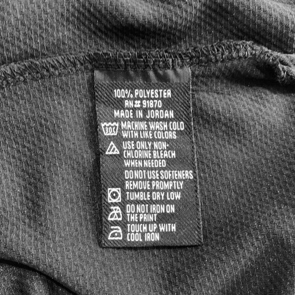 Bolle’ Men’s Golf Tech Short Sleeve Black Multicolor Design Polo Shirt Size XL - Picture 5 of 5